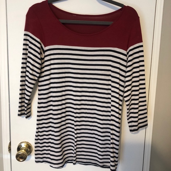 Quarter length blouse, wide neck - Picture 1 of 3